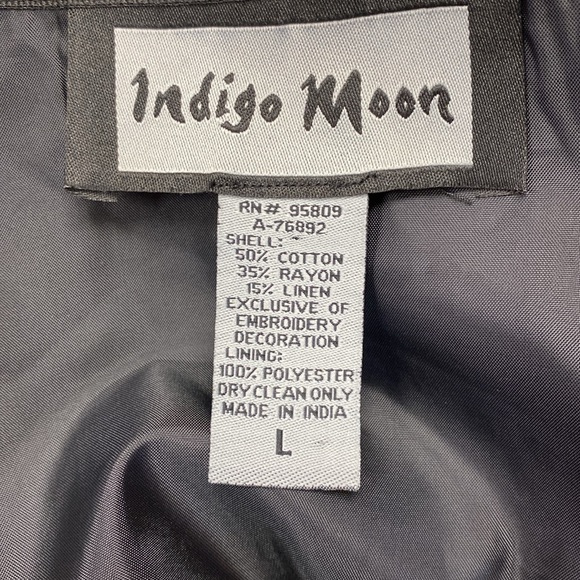 Vintage Wearable Art Blazer by Indigo Moon Large - Picture 11 of 14